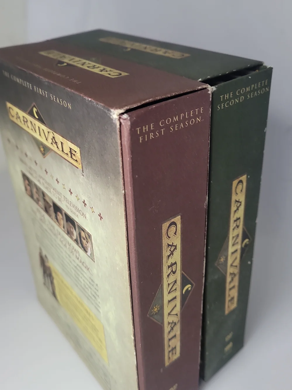 CARNIVALE Complete First & Second Season DVD Box Set - Brown/Black